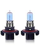 NEWBROWN H13 Headlight Bulb 9008 Halogen Headlight Bulbs 5000K Super White Light Long Life Replacement P26.4T 12V 55W/60W (H13/9008, 2 Pack)