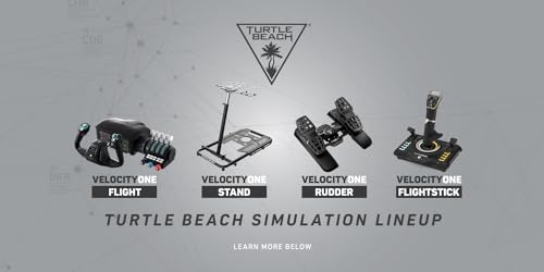 Turtle Beach VelocityOne Universal Rudder Pedals for Windows 10 & 11 PCs, Xbox Series X, Xbox Series S, and Xbox One Featuring Smooth Rudder Axis, Adjustable Brakes and Pedal Width – Black by Turtle Beach - Image 6