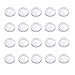 IGOGO 20 PCS Round Glass Dome Cabochons -30mm - Clear Magnifying Cabs - Dome Pendant Cab
