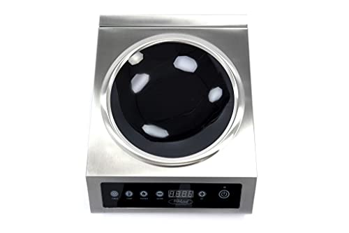 Catering-Induktions-Wok/Wok-Brenner Professional 3500 W – Induktionskochfeld – Wok und Pfannengerichte – Induktionsplatte – Kochfeld