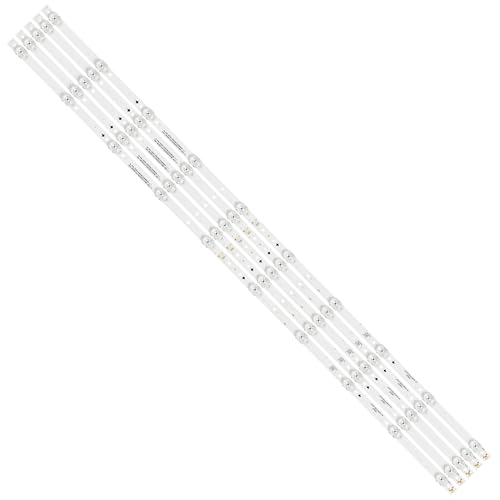 ROEDE Strisce LED 10 LED per Sharp LC-55Q7030U LC-55Q7040U LC-55Q620U 55H6E 55H7608 H55A6100 L2_E5_Bum_S10_1_R.10_S18_170_LM41-00604A