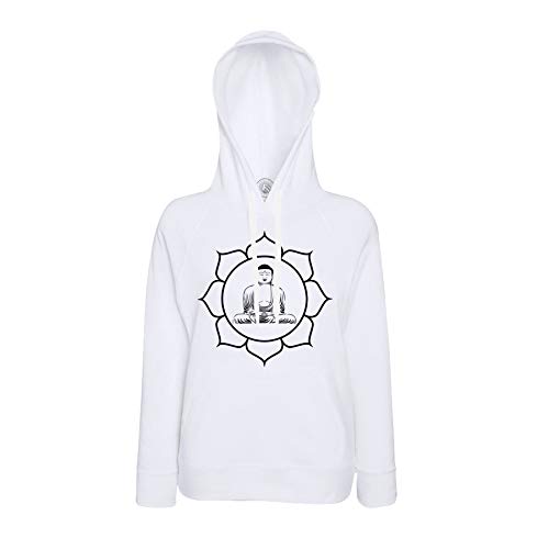 Sweat à capuche Buddha Lotus pour femme et homme passionnés de bouddhisme