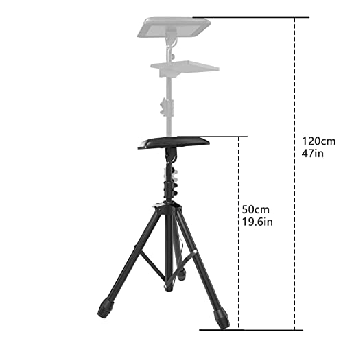 image for Tattoo Armrest Stand Tripod with Tray - ZHOOGE Foldable Tattoo Arm Leg