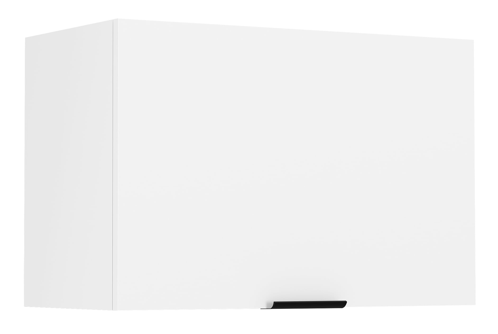 VCM Küchenschrank hängend | Maße ca. H. 40 x B. 60 x T. 31 cm | Hängeschrank mit Klapptür | Dunstabzug | Küchenmöbel – Fasola Weiß