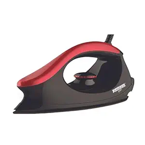 REMSON PRIME Xcel Plus 1000-watt Light Weight Dry Iron | Non-stick coated soleplate | Iron Press | Quick heat up | No-Burns | Automatic shut-off (Red & Black)