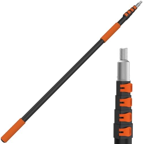 5-20FT Paint Roller Extension Pole with Flip-Lock Design, Aluminu...