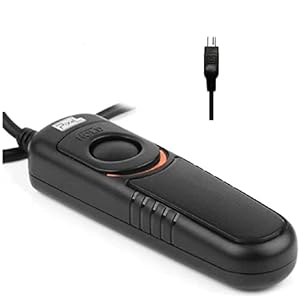 Pixel Kabelfernauslöser RC201-DC2 Fernauslöser Kabel Kompatibel mit Nikon Z5 Z6 Z6II Z7 Z7II D750 D780 D7500 D7200 D7000 D5600 D5500 D5300 D3300 D610 D600 D90 P7700 P7800 P950 Fernauslöser MC-DC2