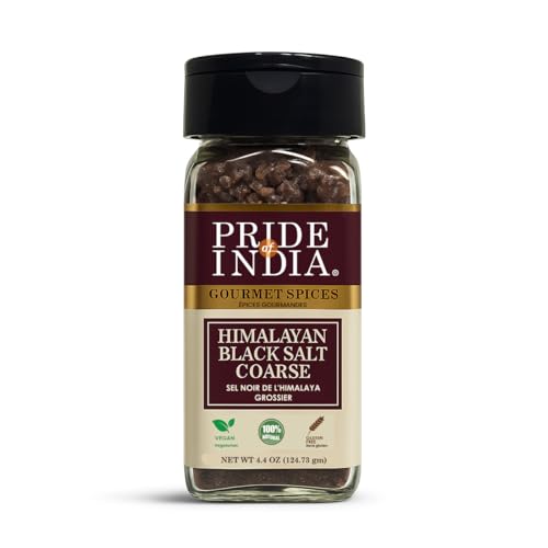 Pride Of India sel noir Himalaya Kala Namak, 4,4 oz