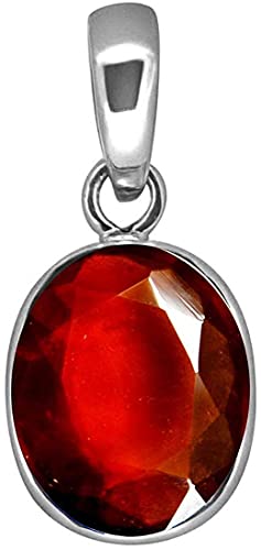 Pendentif pierre naturelle Gomedhikam Hessonite 12 Ratti collier mixte S-B09K4712MRNAMZ