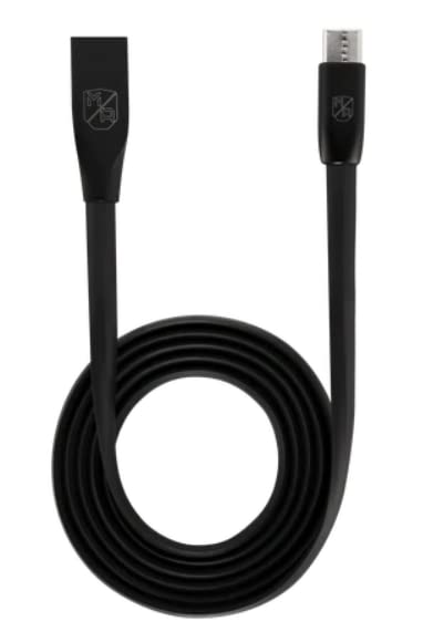 MOB ARMOR Usb-C Cable - Braided Tpe, Anodized, Qc 3.0, 3 Ft 30G Black