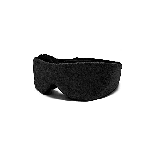 Máscara para Dormir Silent Ultra Soft 3D(Preto) Ajustável Unissex Adulto e Criança - e super macia p