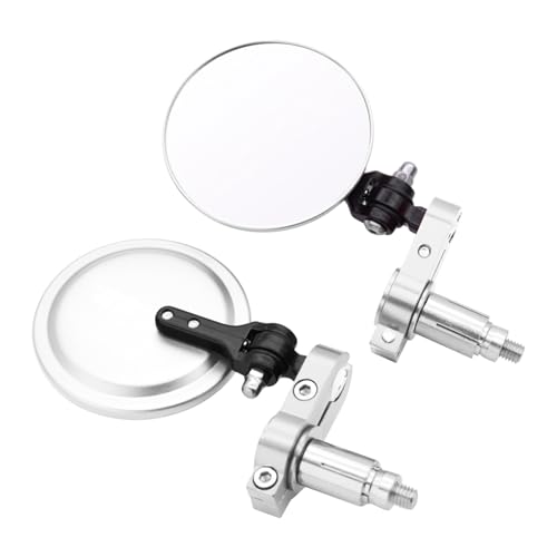 Espejos retrovisores redondos plegables para manillar de moto Yamaha YZF R3 R1 R6 y FZ1