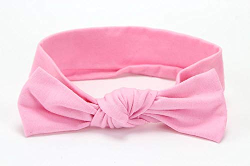 Baby Headbands Cotton Knotted, Girl's Rabbit Ear Hairbands for Newborn,Toddler 8-Pack