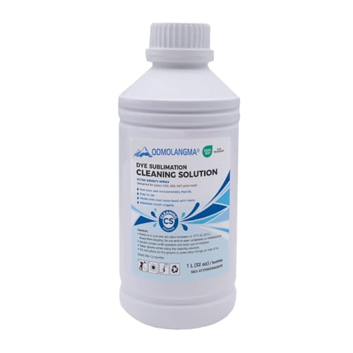 Ultra Density Series Dye Sublimation Cleaning Solution 32 oz Ink Cleaning Solution Bottle of 1L