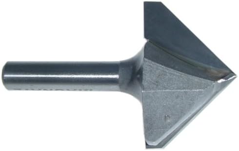 Magnate 718 V-Grooving Router Bit - 90 Degree, 1-1/4" Cutting Diameter, 1/4" Shank Diameter