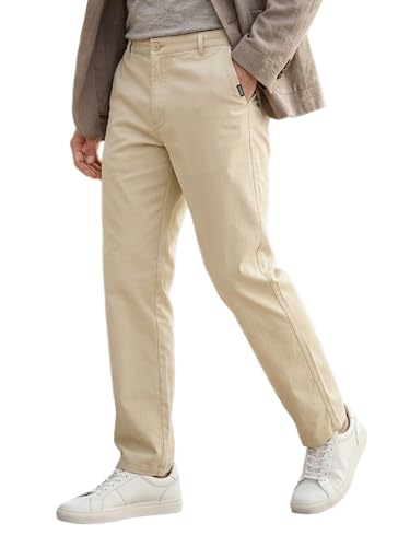 Image of Urbano Fashion Men's Regular Fit Mid Rise Cotton Casual Chinos Trousers Stretch