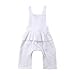 Produktbild DQANIU  Babykleidung, Sleeveless Kleinkind-Baby-Mädchen rückenfreie Rüschen Feste Jumpsuit Strampler-Kleidung