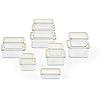 Amazon.com: Glasslock Sens 24Pcs Glass Food Storage Set – Airtight ...