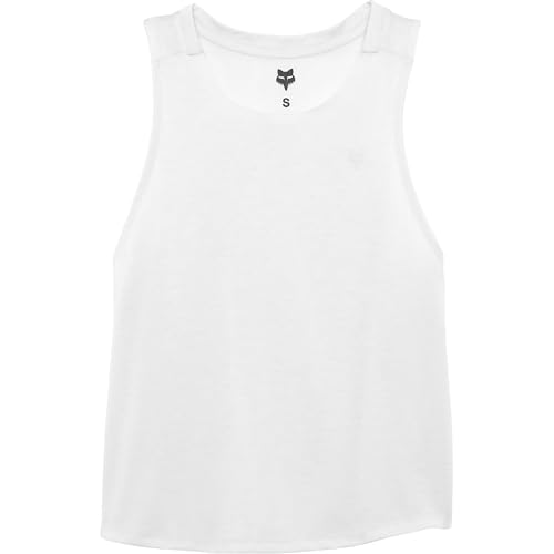 Fox Racing W Forums TECH Tank camiseta técnica sin mangas de mujer para running y ciclismo blanco