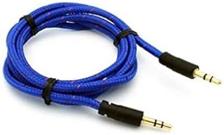 Galaxy S9 S9+, Note 8, S8 S8+ Compatible Blue Aux Cable Car Stereo Wire Audio Speaker Cord 3.5mm Aux-in Adapter Auxiliary for Samsung Galaxy S9 S9+, Note 8, S8 S8+