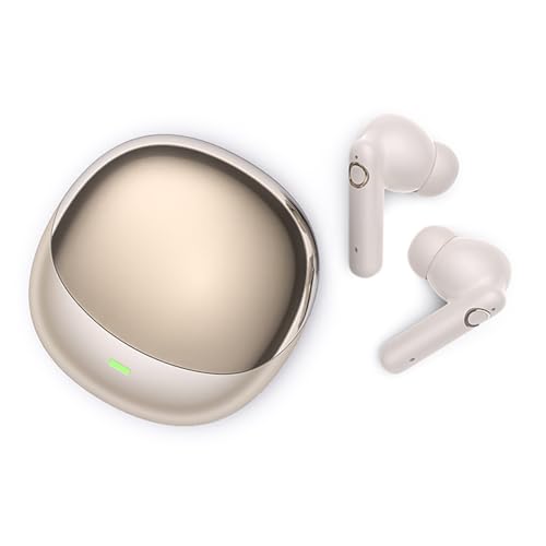 Image of iFAST True Wireless Stereo in-Ear ANC Earbuds | Bluetooth 5.4 TWS | Low Latency Gaming | Type-C Fast Charging | Up to 3 Hours Playback per Charge, 24 Hours Total Playtime with Charging Case | Beige