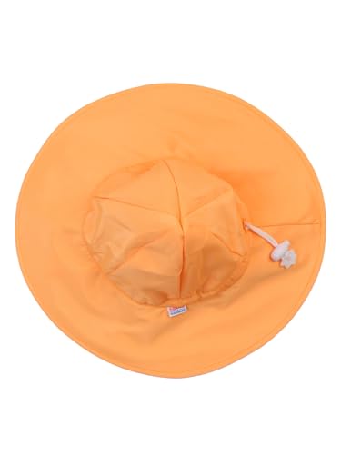 Image of RuffleButts Baby-Girls Sun Hat Floppy Wide Brim UPF 50+ - Baby Sun Hat with Sun Protection