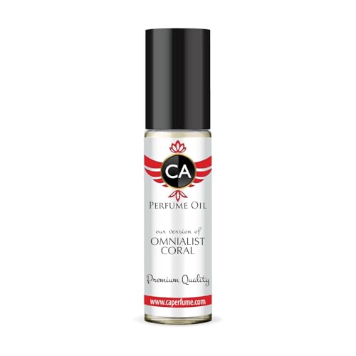 CA Perfume Impression of Omnialist Coral for Women Fragrance Oil Floral Fruity Scent Long Lasting Perfumes for Women Travel Size TSA Ready Mini Parfum Body Oil Roll-on 0.33 Fl Oz 10ml