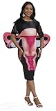 Unisex Human Organs Uterus Costumes for Women Men Adult Halloween Outfits for Party Cosplay Medical Theme