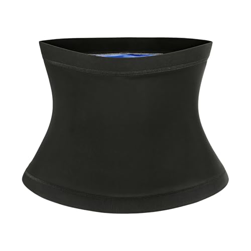 Sweats Shaper - Faja reductora de cintura azul, fácil de usar, transpirable, cinturón adelgazante para hombres y mujeres, cinturón adelgazante, para sauna, sudor, entrenamiento, Multicolor, 2XL3XL