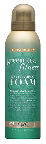 Ogx Shampoo Dry Green Tea Fitness Foam 5 Ounce (175ml) (2 Pack)