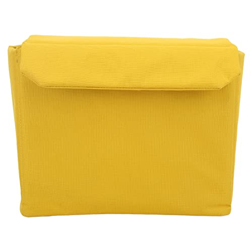 Qukaim Bolsa impermeable para cámara, funda interior a prueba de golpes para cámara SLR, lentes, flashes, diseño acolchado, amarillo, tamaño grande, multicolor