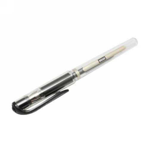 Uni-Ball UM153S, Pack de 12 bolígrafos de tinta gel negro miniatura 2
