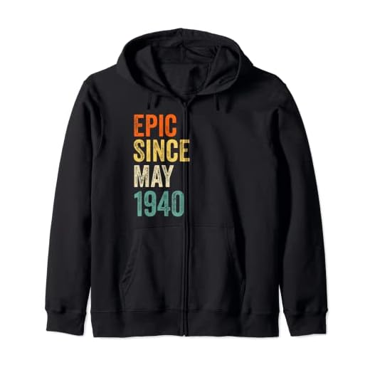Fun Epic Since May 1940, regalo de cumpleaños 81 años Sudadera con Capucha