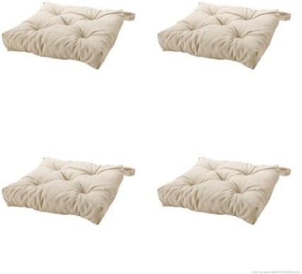Ikea's MALINDA Chair cushion, light beige-4 Pack