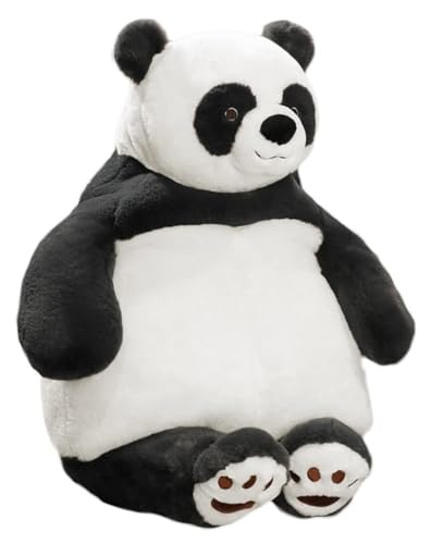 Image of Tickles Panda Soft Stuffed Plush Animal Pillow Toy for Kids Boys & Girls Birthday Gifts (Size: 55 cm Color: Black & White)