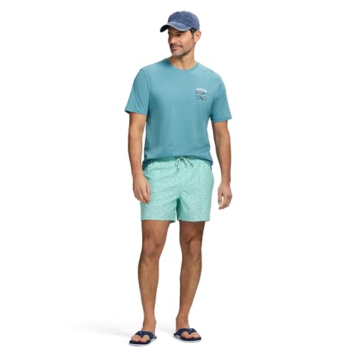 IZOD Men's Swim Trunks with Comfort Liner Saltwater Performance Upf50 Stretch Swimsuit 4" Inseam4