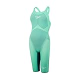 speedo fastskin speedsocket 2 Badeanzug für Damen Speedo Fastskin LZR Pure Valor Openback Kneeskin Badeanzug Damen XS grünes Leuchten/Nordic Teal/Weiß