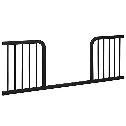 Baby Relax Juniper Metal Toddler Guardrail, Matte Black #1