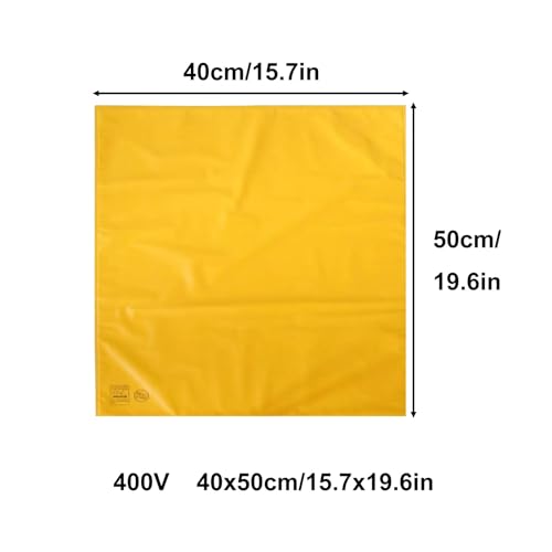 Couverture de sécurité isolée haute tension en résine 10 kV avec 4 clips pour l'entretien de l'alimentation 100 x 150 cm