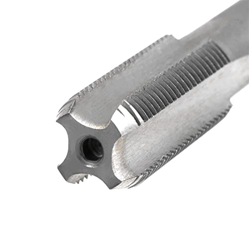Uxcell Metric Hand Tap M12 Thread 1 Pitch 4 Straight Flutes H2 Alloy Tool Steel Bottom & Taper Screw Tap Set Tapping Tools For Repairing 1 Pair #TOP4