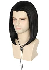 Black Wig+Bolo tie