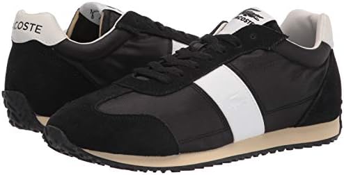 Lacoste Men's Court Pace Sneaker, BLK/Off WHT, 13 | Image 6