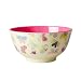 Produktbild Medium Melamin Schüssel - Crème - Butterfly Print