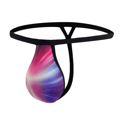 COMLIFE Men Printed Y-Back G String Thong Rainbow