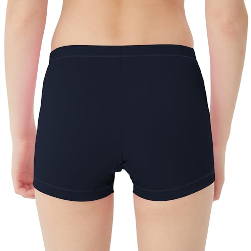 Image of QBK Toddler Girls Swim Shorts 2T-14 Boyshort Swimsuit UPF 50+ Quick Dry Rash Guard Swim Bottoms