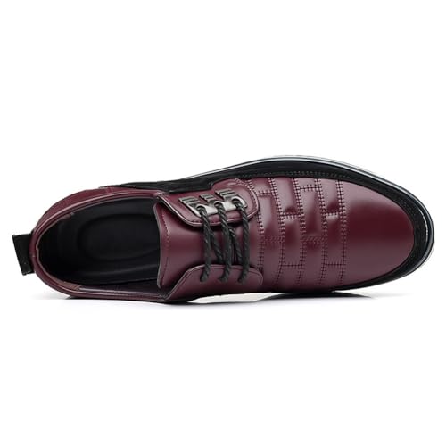 Image of Men's Premium Casual Lace Up Walking Shoes Business Driving Oxford Shoes