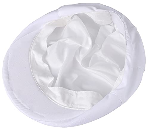 A&J Design Baby Boy Christening Hat White Fedora Newsboy Caps 6-12 Months #TOP4