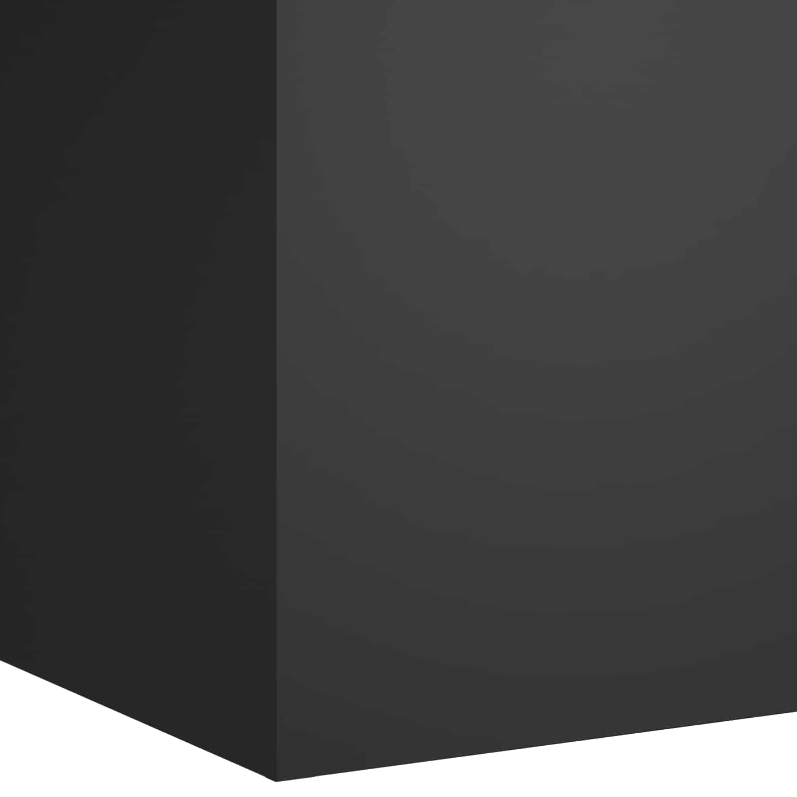 Genérico Macetero de Jardín Negro 40 x 40 x 60 cm Acero Laminado en frío,Casa y jardín,Maceteros y jardineras,7.4 kg-8005876