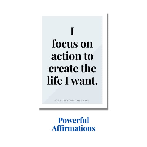 Mind Of A Champion - Motivational Cards For Men - Affirmations And Action Steps To Turn Dreams Into Reality - Positive Affirmations For Productivity, Personal Development, Self Care, Mindfulness, Affirmation Cards For Men #TOP2