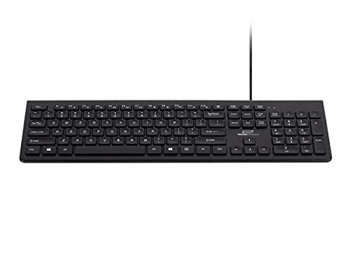 Monoprice Low-Profile Spill-Resistant Silent Keyboard...